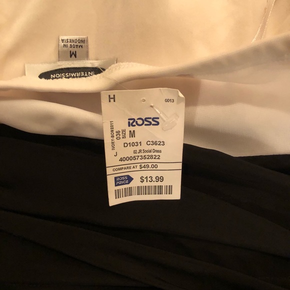 NWT! Black and white dress - Picture 8 of 8